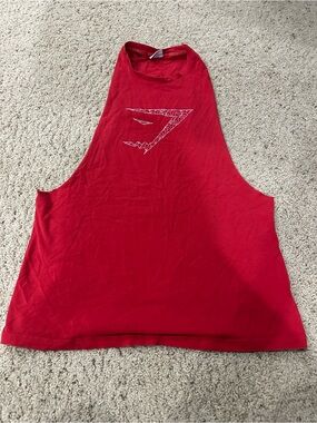 Gymshark Men’s Red Workout Tank Top Medium